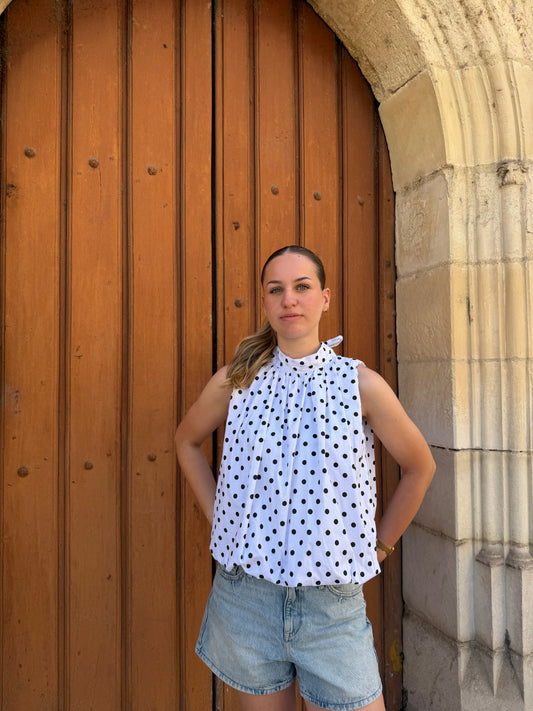 Ava - Blanc à Pois